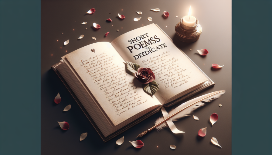 Poemas para dedicar cortos