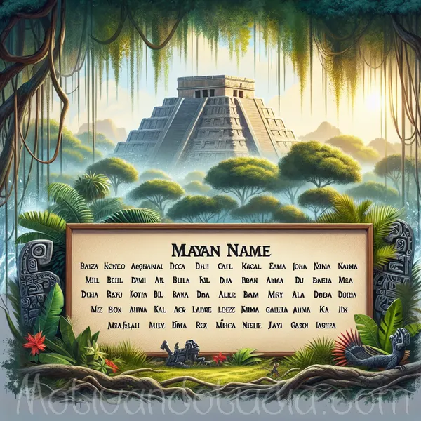 Imagen representativa de nombres mayas para niños y sus significados