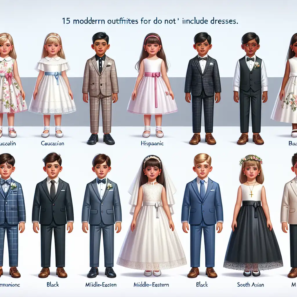 15 trajes modernos para Primera Comunión