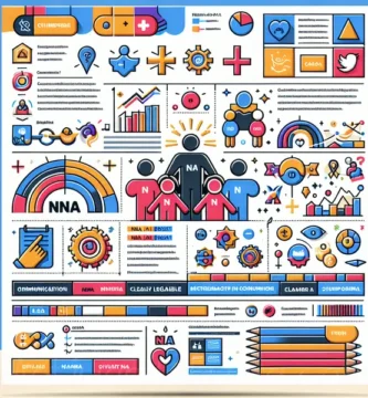 Gráfico que explica el término inclusivo NNA como sustituto de la palabra niños.