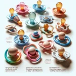 Chupetes con tetina anatómica para bebés