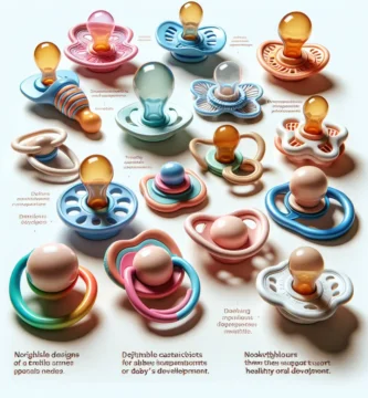 Chupetes con tetina anatómica para bebés